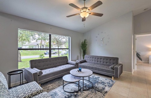 Interchange Square House | Charming Palm Bay Retreat with Spacious Yard!