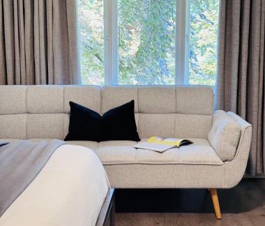 West Side House | Charming Queen Bedroom with Bathroom Vancouver West