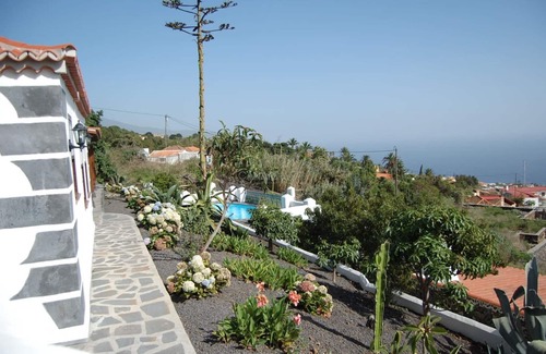 Brena Baja Apartment | Charming Rural House Lina Medina with Private Pool and Stunning Sea Vi