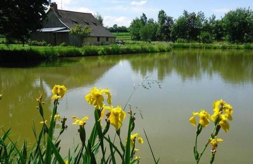 Ruille-le-Gravelais Cottage | Charming Rural Retreat with Private Pond, Ideal for Fishing, Nature Lovers, Families & Pets