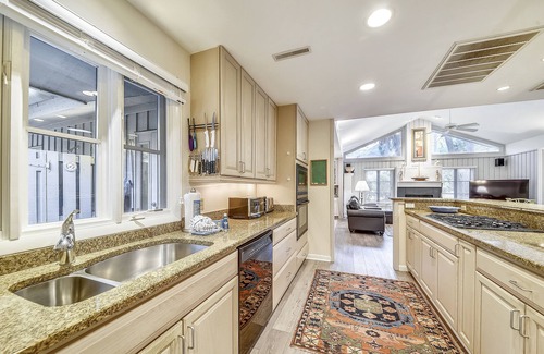 Oceanside House | Charming Sea Pines Retreat – 4th Row from the Beach with EV Charger