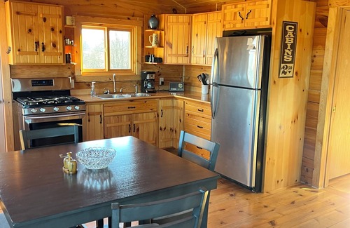 Richland Center Cabin | Charming secluded 2-bedroom cabin with WiFi, AC in peaceful Richland Center