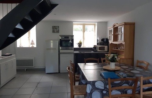 Lavoine Cottage | Charming Stone Cottage in Lavoine with Wood Stove, Garage, and Garden