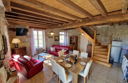Charroux Cottage | Charming Stone Cottage in Charroux with Terrace