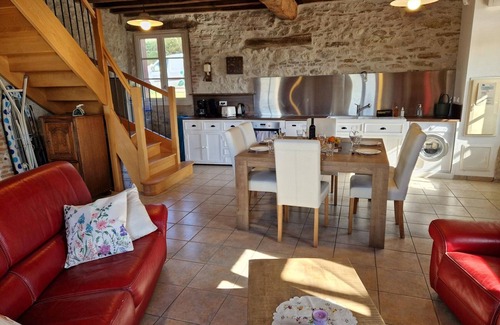 Charroux Cottage | Charming Stone Cottage in Charroux with Terrace