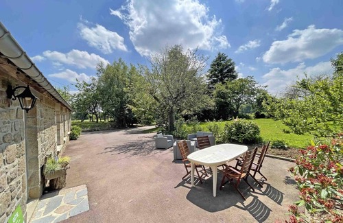 Mantilly Cottage | Charming Stone House with Garden, Modern Amenities & Wellness Services in Peaceful Normandy