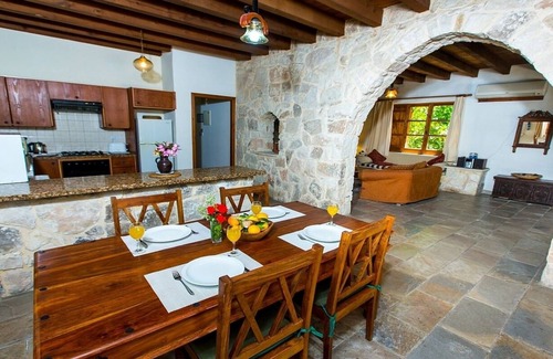 Miliou Villa | Charming Stone Villa, Private Pool, Jacuzzi, Beautiful Views to the Orange Groves in Miliou Village!