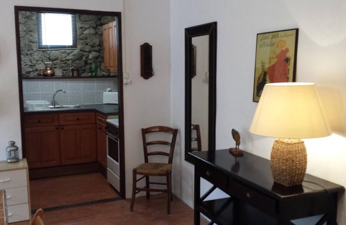 Paziols Apartment | Charming Studio Apartment in Hillside Village with Quiet, Private Courtyard