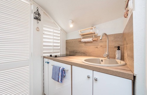 Punat Apartment | Charming Studio apartment at House Rustica with terrace and nearby parking