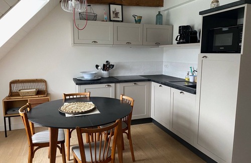 Sauzon Apartment | Charming studio in Sauzon with WiFi and port view