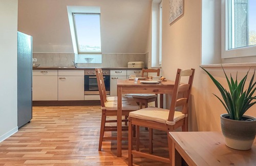 Daasdorf a. Berge Apartment | Charming vacation apartment with a view of the countryside.