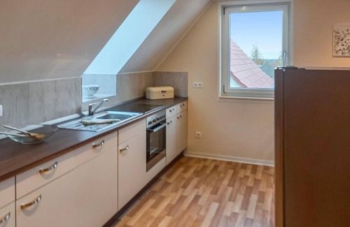 Daasdorf a. Berge Apartment | Charming vacation apartment with a view of the countryside.