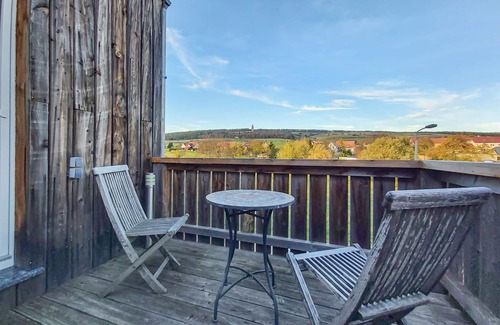 Daasdorf a. Berge Apartment | Charming vacation apartment with a view of the countryside.