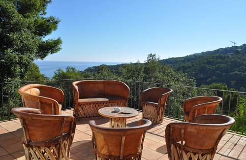 Sa Riera Villa | Charming villa, beautiful sea view, private pool and beach 5 minutes away on foot