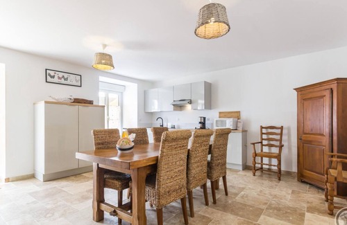 Pretot-Sainte-Suzanne Cottage | Charming Village House with Terrace - 3 Bedrooms, Modern Amenities, and Parking