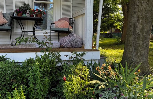 Geneseo House | Charming Village Home with an Enchanting Backyard Oasis
