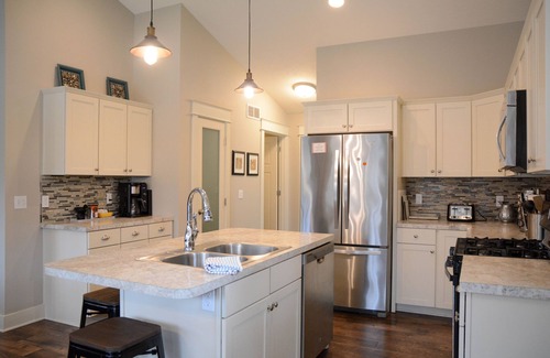 Saugatuck House | Charming w/Grill, Hot Tub, firepit, Trails, 3.3 Acres-Just 4 Mi From Saugatuck!