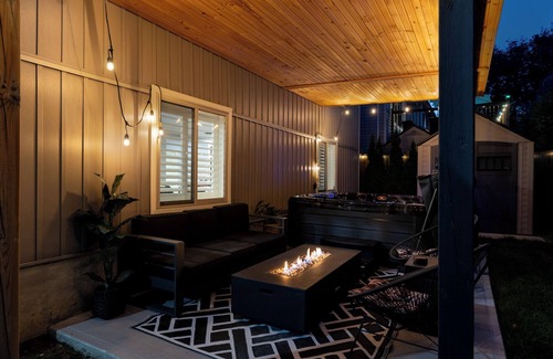 Port Hope House | Charming walk out basement fitness room, hot tub in enchanting Port Hope