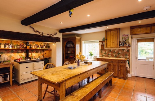 Meifod House | Charming Welsh Farmhouse, natural swimming pool, fabulous views, sleeps to 14