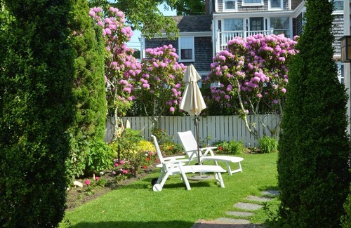 Nantucket Town House | Charming White Unit - King Bed and Private Bath