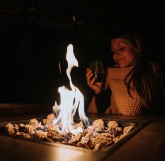 Lime Kiln House | Chase's River Cabin - Hot-tub Firepit & Fireplace