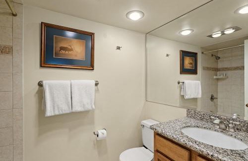 Aspen House | Chateau Eau Claire Unit 22, Condo Overlooking the Roaring Fork River with a Private Deck