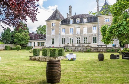 Benest Villa | Chateau Loire for weddings, wedding castle in France, castle rental for parties, large castle with pool for rent