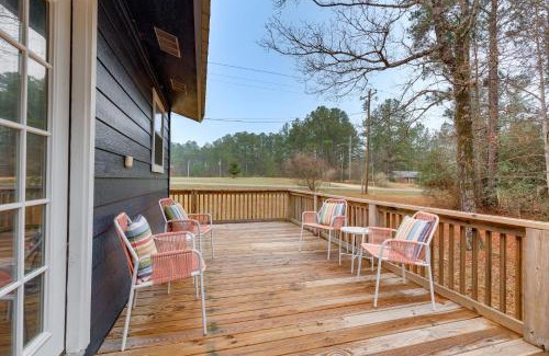 Chatom House | Chatom Retreat with Furnished Deck and Wooded Views!