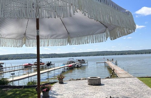 Jamestown Cottage | Chautauqua lakefront cottage on secluded drive. Private dock for renters use.