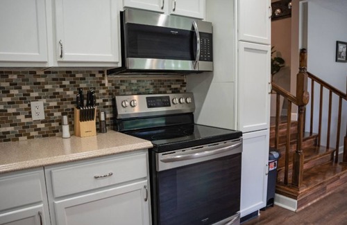 Wayne Apartment | Cheerful 2 bedroom home with indoor fireplace!