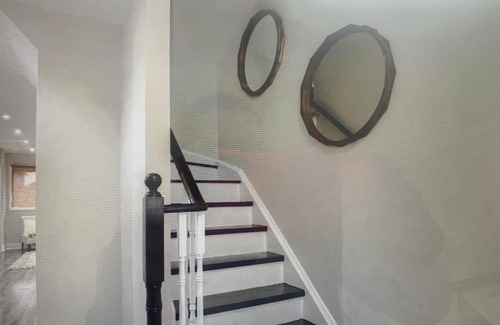 Brampton West Apartment | Cheerful and Cozy Bedroom with a street view close to Airport in the Heart of Brampton