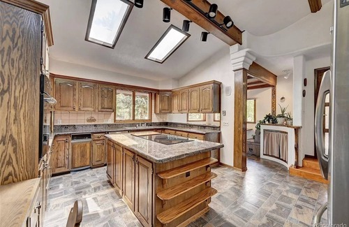 Evergreen Ski Chalet | Cheerful chalet with hot tub! Sweeping views, close to town and trails!
