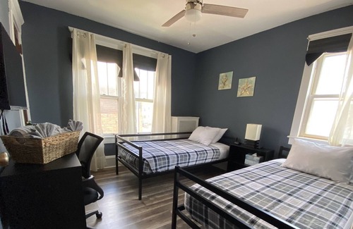 Wilkes-Barre House | Cheerful Family Friendly Home with Media Room