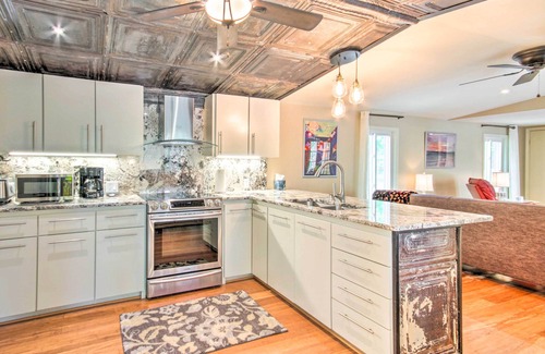 South Carolina Lakes & Blackwater Rivers House | Cheery Swansea Home on Calmont Pond w/Dock!
