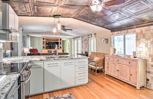 South Carolina Lakes & Blackwater Rivers House | Cheery Swansea Home on Calmont Pond w/Dock!