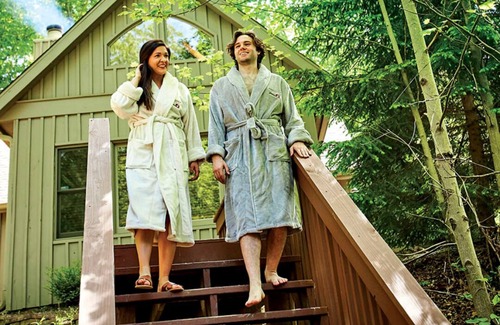 New Plymouth Cabin | Cherry Ridge Retreat's Boat House Sauna Cabin with hot tub and private dock