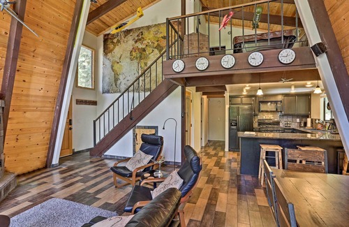 Lake Almanor West Cabin | Chester Cabin w/Deck - Walk to Lake + Golfing!