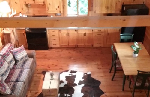 Waterville Cabin | Chestnut. 3 bedroom, 2 bath Log Cabin with outdoor hot tub jacuzzi.sleeps 10