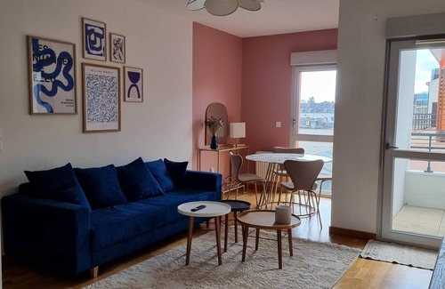 Chateaudun-Bannier Apartment | Chez Joan et Sara : T2 Design et Cosy Proche Gare