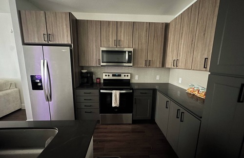 Cypress Apartment | Chic 1-bedroom apartment in welcoming Cypress with AC, fitness room