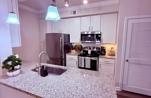 George Bush Park/Eldridge Apartment | Chic 1-bedroom apartment with AC, fitness room in wonderful Houston