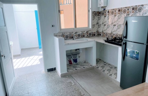 Kheredine Apartment | Chic 1-bedroom apartment with AC, WiFi in welcoming Kram/La Goulette