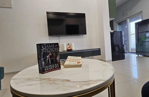 Gandhinagar Apartment | Chic 2-bedroom apartment with fitness room and AC in marvelous GIFT CITY.