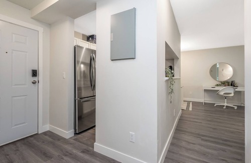 Abbotsford Condo | Chic 2BR Getaway, Excellent Location + Parking
