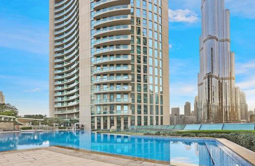 Downtown Dubai Apartment | Chic 3BR Downtown Burj Khalifa & Fountain Views with Pool Access