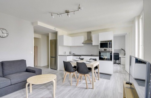Cergy Apartment | Chic and Spacious Apart With Parking