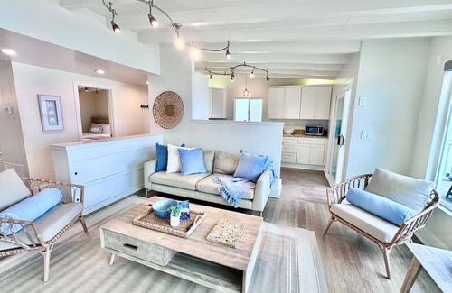 Oceanside House | Chic Beachfront Private Sandy Yard, Fire Ring