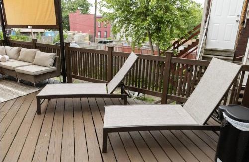 Troy Apartment | Chic Brownstone in Historic Troy with Furnished Deck