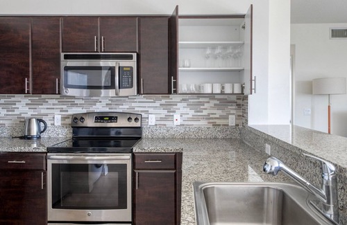 West Little Havana Apartment | Chic Coral Gables 2BR w/Gym, Pool & W/D, nr Shopping, by Blueground