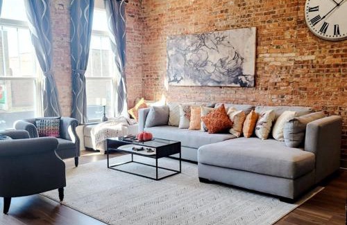 Millersburg Apartment | Chic Downtown Getaway - Fireplace & Soaking Tub - by Cross-Key Vacation Rentals